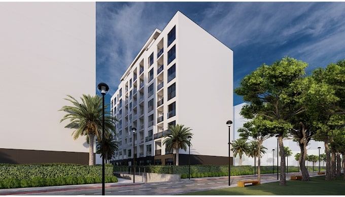 Golem, shitet apartament 1+1 Kati 4, 56 m² 73.000 € 