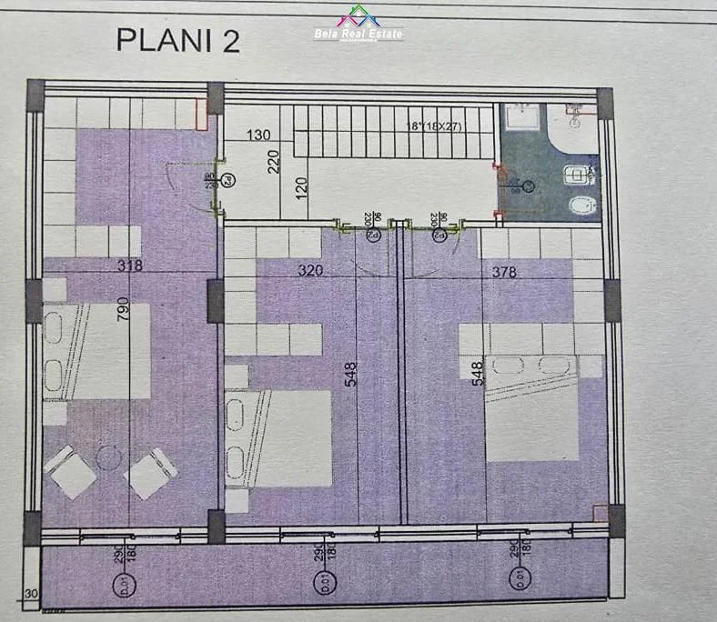 Tirane, shes Vile 3+1 , 225 m² 650.000 € (sauk)
