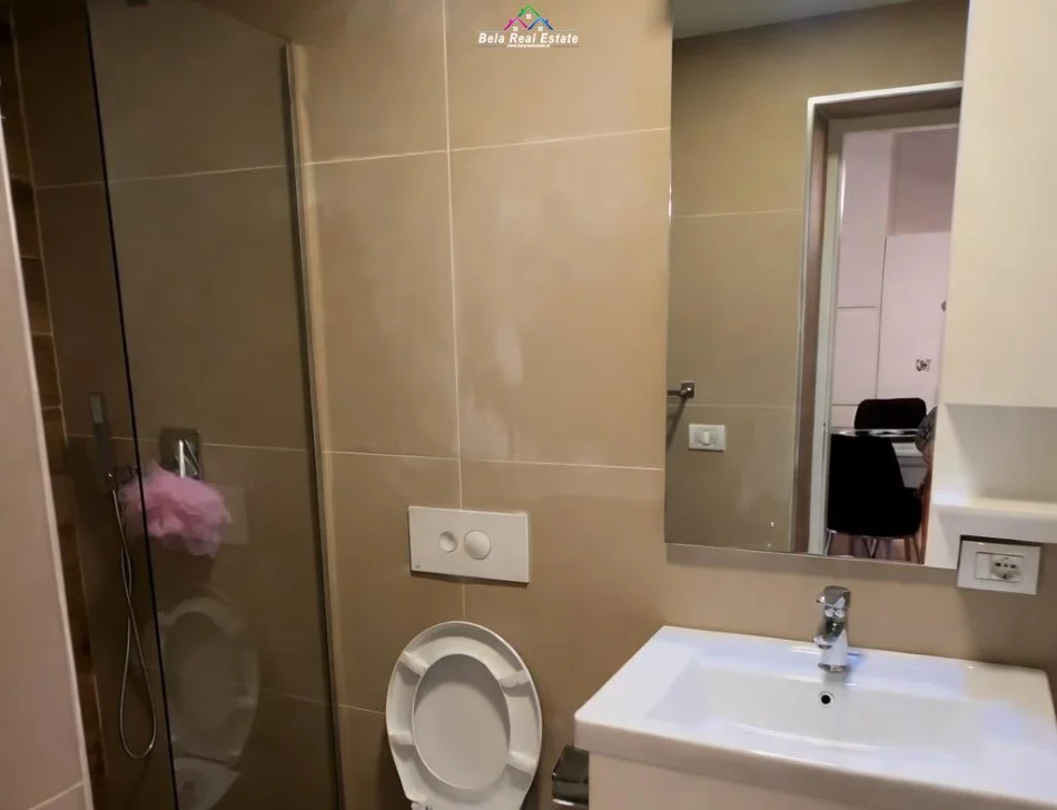 Tirane, jepet me qera apartament 1+1+Ballkon Kati 1, 56 m² 550 € (hamdu garunja)