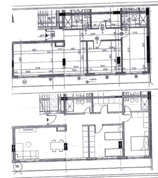 Tirane, shes apartament 3+1 Kati 9, 134 m² 140.000 € (xhamllik)