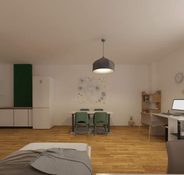 Në Rezidencen Folè, jepet me qera apartament  Studio (dy persona) 39 m² 350 Euro (Rr 29 Nëntori, Laprakë, )