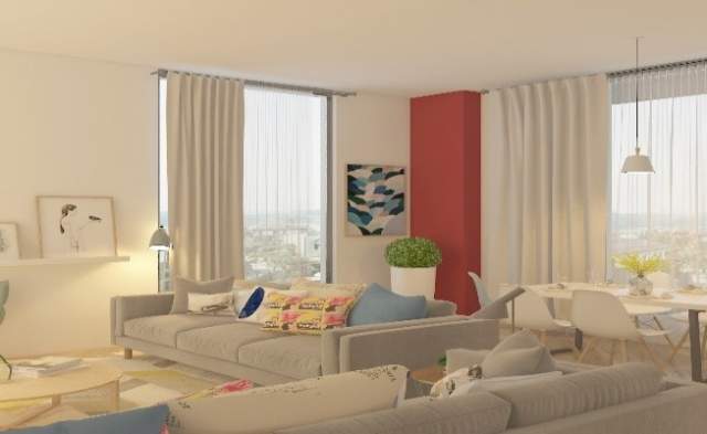Në Rezidencen Folè, jepet me qera apartament 2+1 65 m² 600 Euro (Rruga 29 Nëntori, Lapraka)