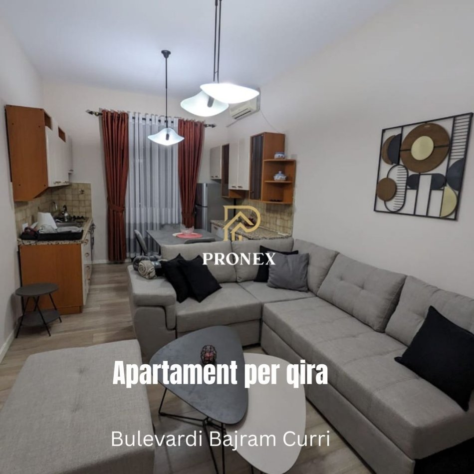 Tirane, jepet me qera apartament 2+1+Ballkon Kati 3, 76 m² 600 € (Bulevardi Bajram Curri)
