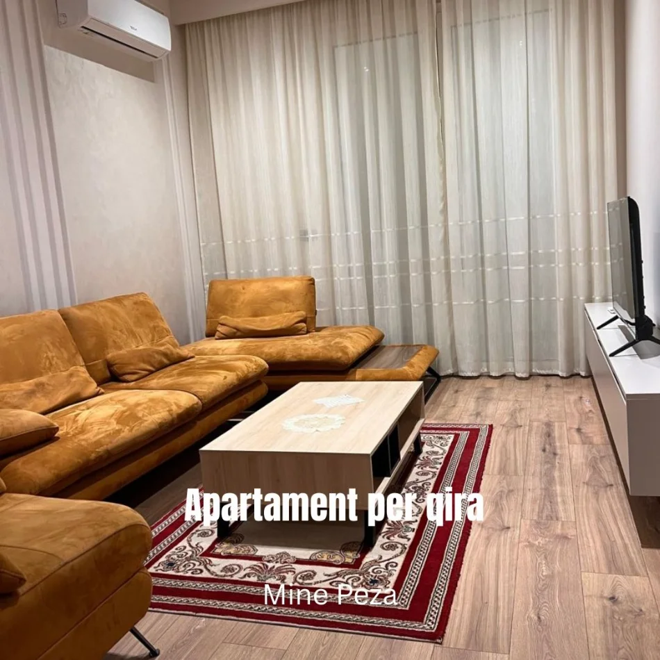 Tirane, jepet me qera apartament 1+1 Kati 1, 79 m² 600 € (Mine Peza)