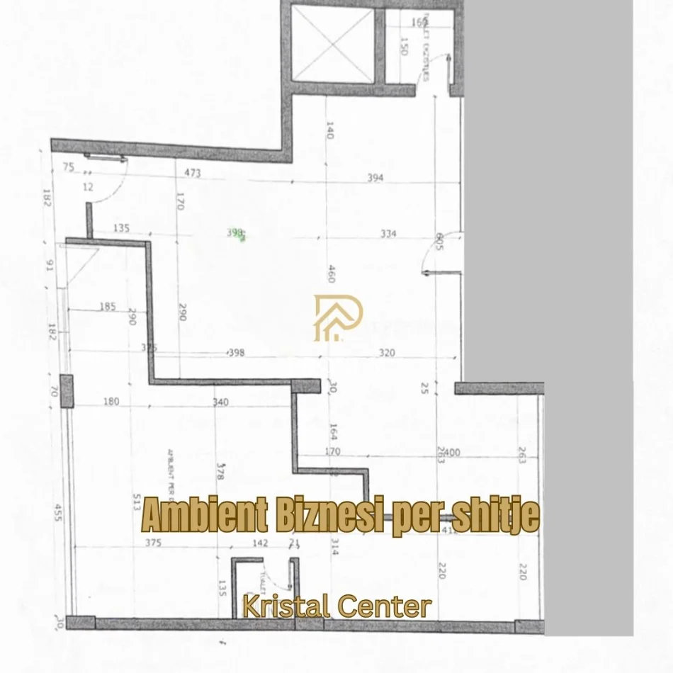 Tirane, shitet ambjent biznesi , 116 m² (Kristal Center)