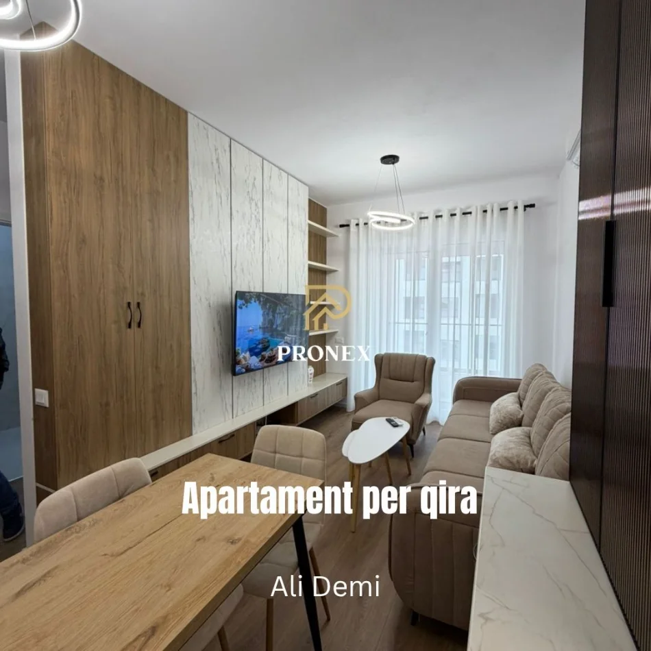 Tirane, jepet me qera apartament 1+1 Kati 6, 57 m² 466 € (Ali Demi)