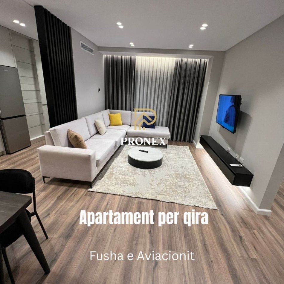 Tirane, jepet me qera apartament 2+1 Kati 7, 84 m² 700 € (Fusha e Aviacionit)