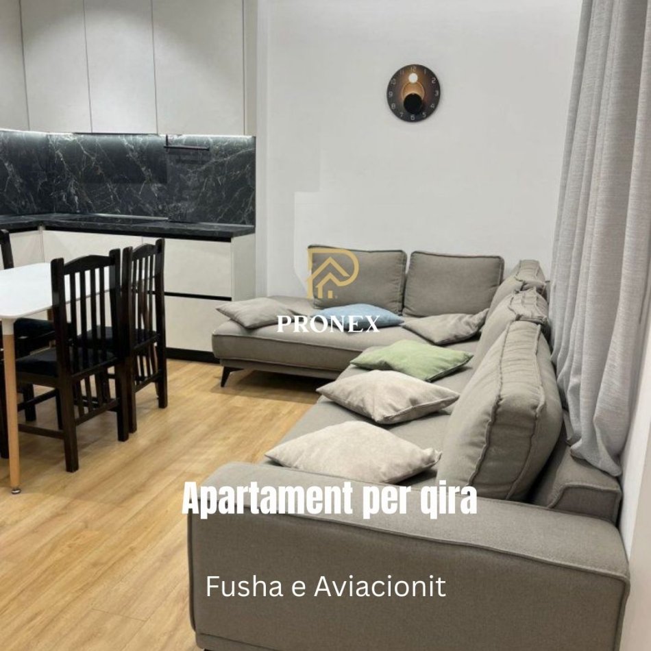 Tirane, jepet me qera apartament 2+1 , 90 m² 750 € (Fusha e Aviacionit)
