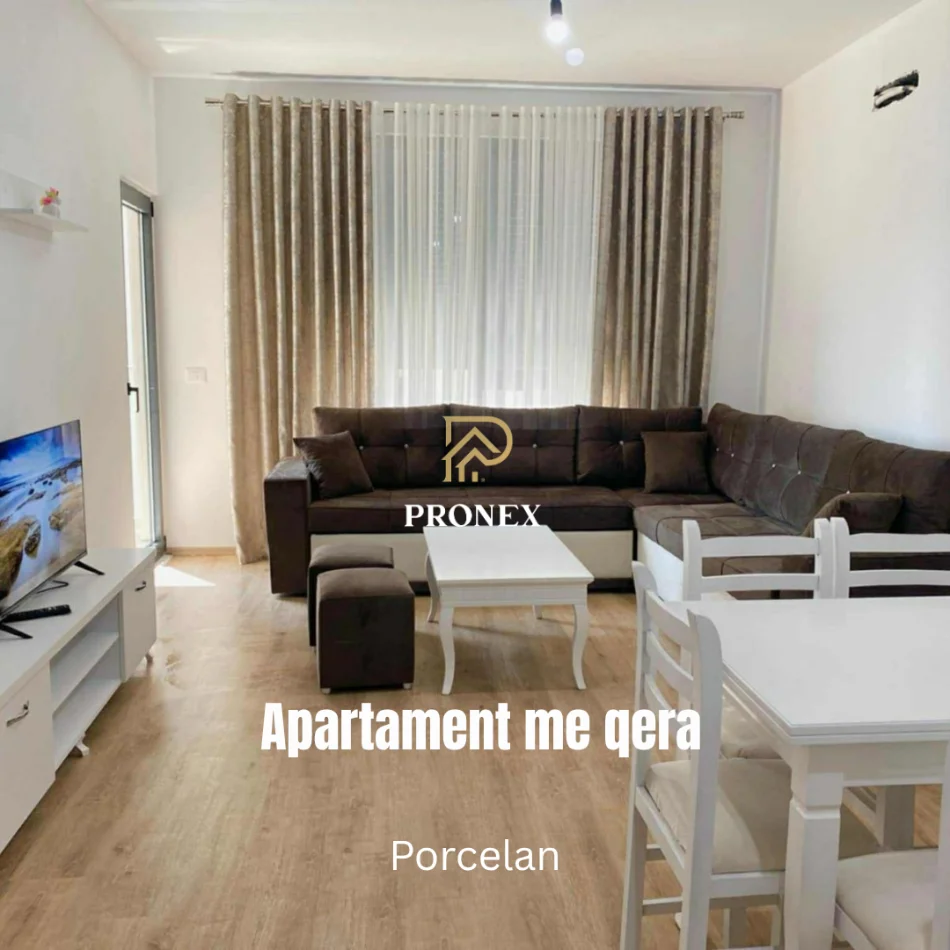 Tirane, jepet me qera apartament 1+1 , 65 m² 600 € (Porcelan)