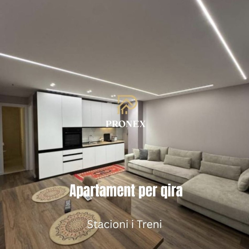 Tirane, jepet me qera apartament 1+1 Kati 1, 70 m² 700 € (Stacioni i Trenit)