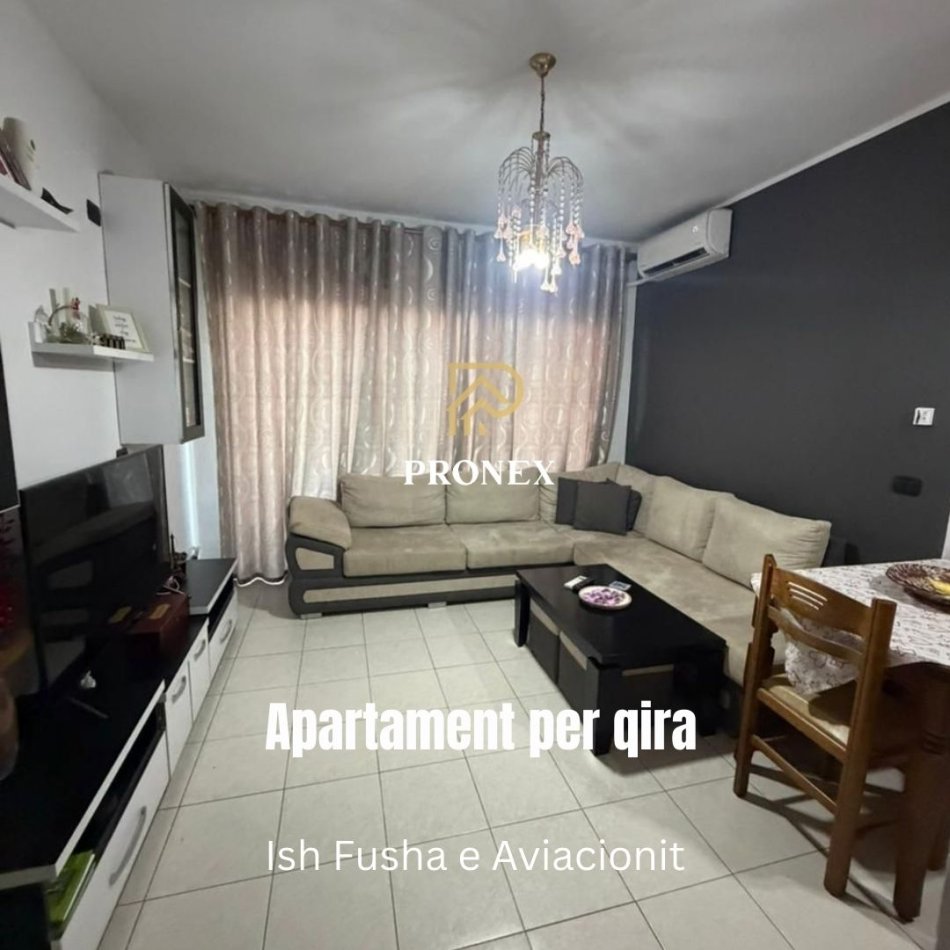 Tirane, jepet me qera apartament 1+1 Kati 4, 70 m² 500 € (Ish Fusha e Aviacionit)
