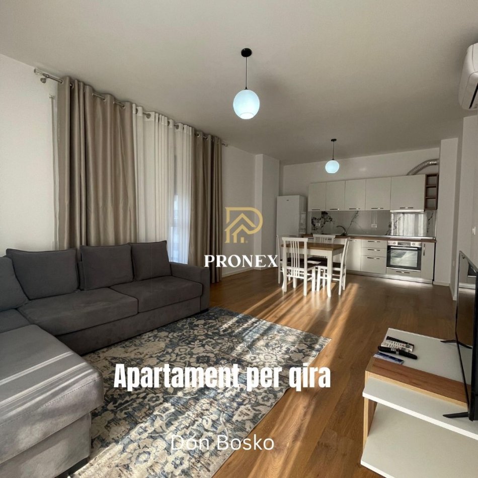 Shqiperi, jepet me qera apartament 2+1+Ballkon Kati 3, 100 m² 800 € (Don Bosko Trio Tower)
