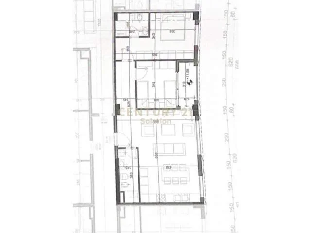 Tirane, shitet apartament 2+1 Kati 4, 102 m² 145.000 Euro (ish stacioni i trenit)