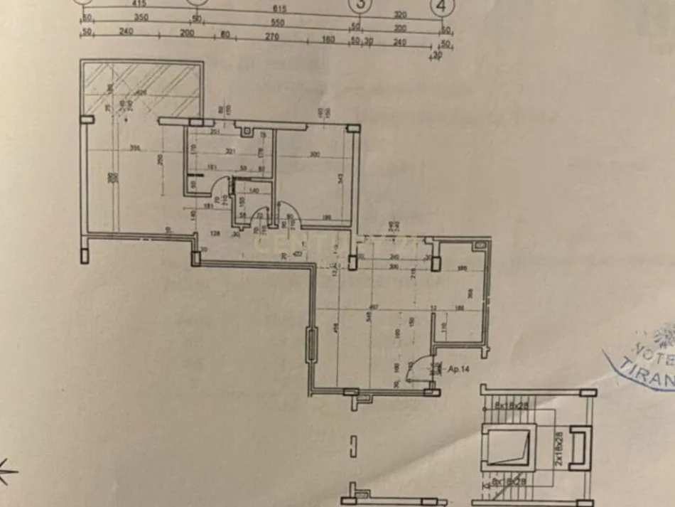 Tirane, shitet apartament 2+1, Kati 3, 102 m² 230,000 € (Eduard Mano)