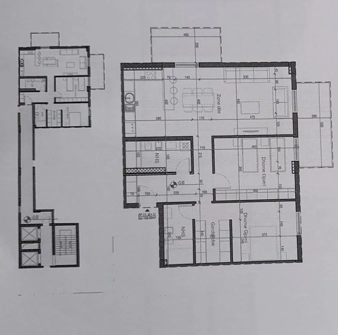 Në Shitje Tre  Apartamente 2+1+2 tek Rezidenca 'Porta Tirana e Re' 1300 €/m²!