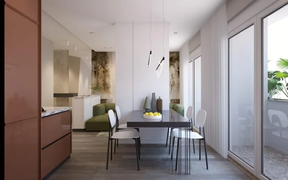 Tirane, jepet me qera apartament 2+1 Kati 2, 120 m² 450 € (Rruga 5 Maji - Tregu i Madh)