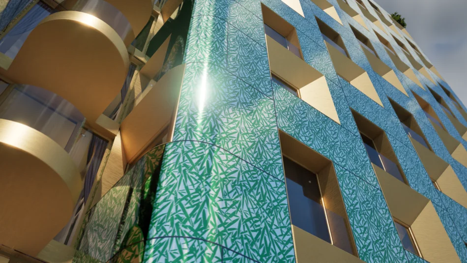 Tirane, shitet apartament 1+1 Kati 14, 71 m² (Luigj Gurakuqi, tek 9-katshet)