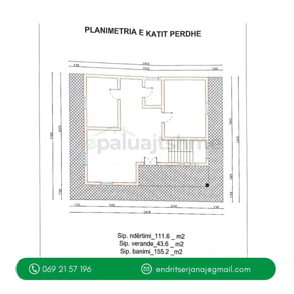 Tirane, shes Vile 2 Katshe Kati 2, 240 m² 500.000 € (Rruga Picar Vore)