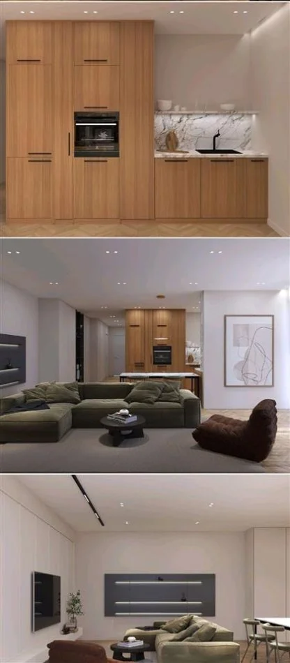 Tirane, jepet me qera apartament 2+1+Ballkon Kati 8, 105 m² 800 € (rruga e kavajes)