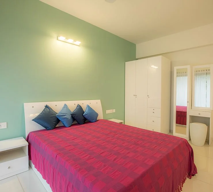 Tirane, jepet me qera Vile 1+1 Kati 2, 65 m² 300 € (Rruga Fatmir Agalliu)