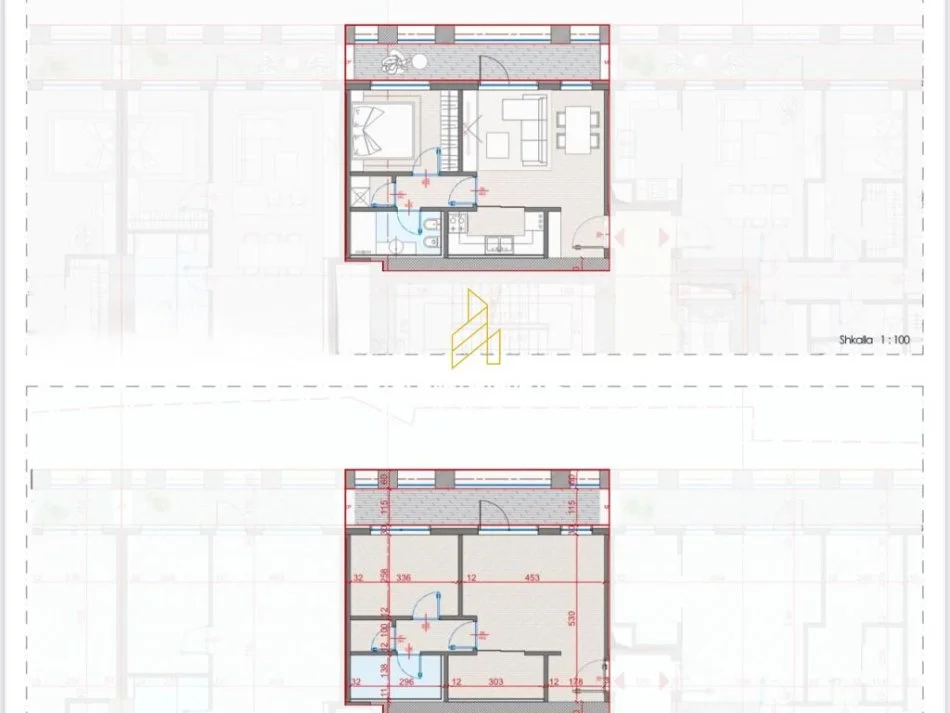 Tirane, shitet apartament 1+1+Ballkon Kati 7, 84 m² 208.750 €, Manhatan Residence (Zogu i Zi (pranë Kryqëzimit të Don Boskos).)