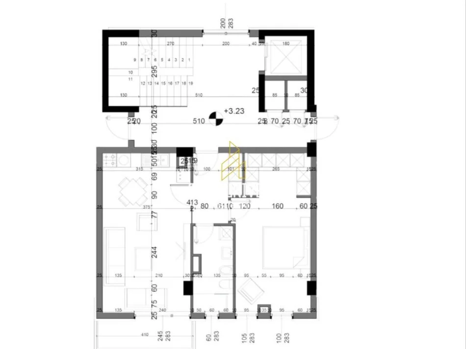 Tirane, shitet apartament 1+1 Kati 1, 81 m² 188.025 € (Rruga Haxhi Dushku)