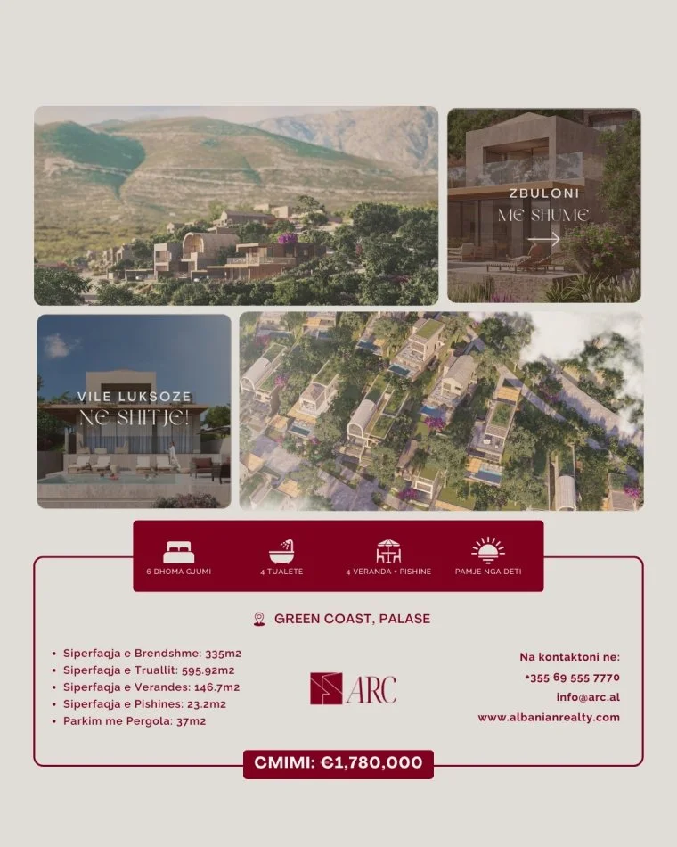 Shitet Vilë Moderne 3-Kateshe Në Green Coast Village