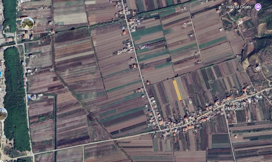 Spille, shitet toke ne bregdet , 2.100 m² 62.000 € (Spille,Kavaje)