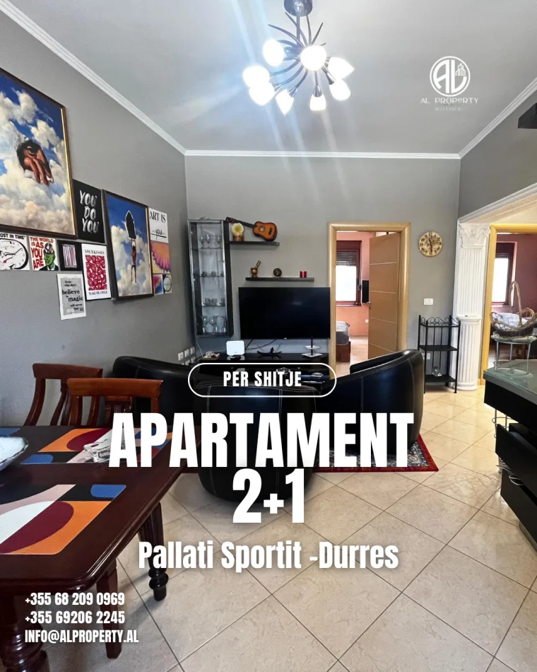 Durres, jepet me qera 1+1 Kati 5, 400 € 