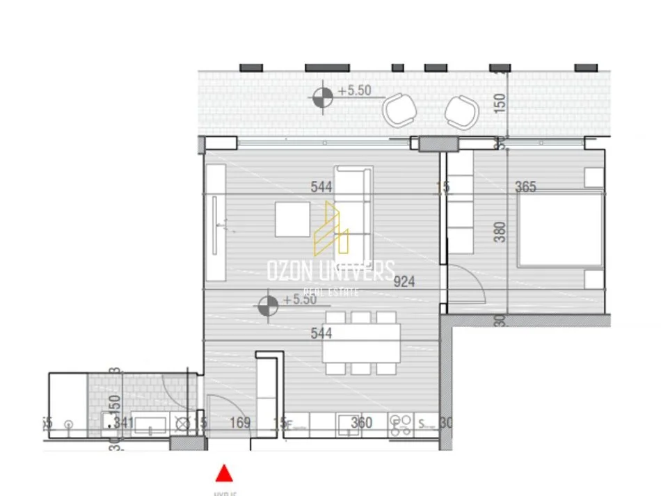 Tirane, shitet apartament 1+1+Ballkon Kati 1, 98 m² 202,136 € (One Oricum Bay Residence Vlorë, Albania)