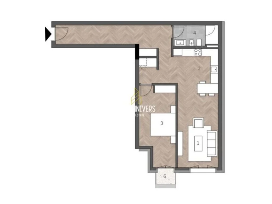 Vlore, shitet apartament 1+1+Ballkon Kati 3, 127 m² 454.107 € (Green Coast 2, Palasë Vlorë, Albania)