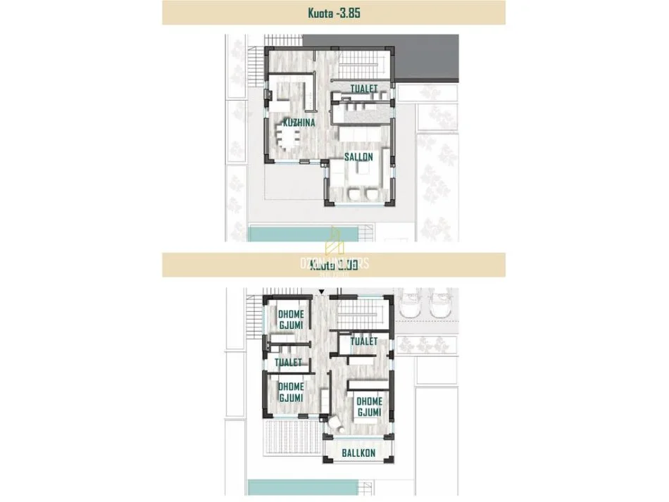 Dhermi - Palase, shitet Vile 2 Katshe Kati 2, 219 m² 1.200.000 € (Palasë)