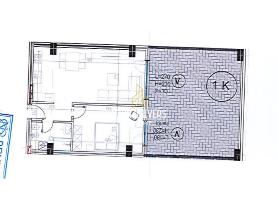 Tirane, shitet apartament 1+1+Ballkon Kati 2, 72 m² 135.600 € (Rezidenca Kodra e Diellit 2)