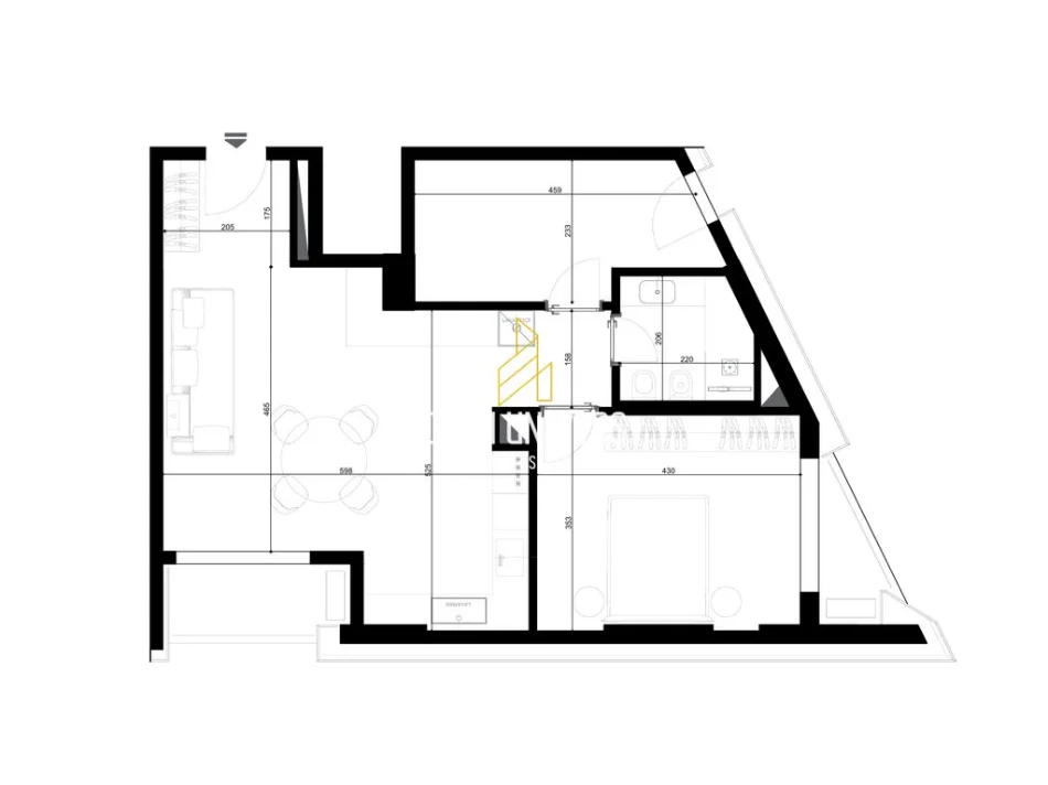 Tirane, shitet apartament 2+1+Ballkon Kati 9, 101 m² 192.014 € (Riverside Residence, Rruga Javer Malo)