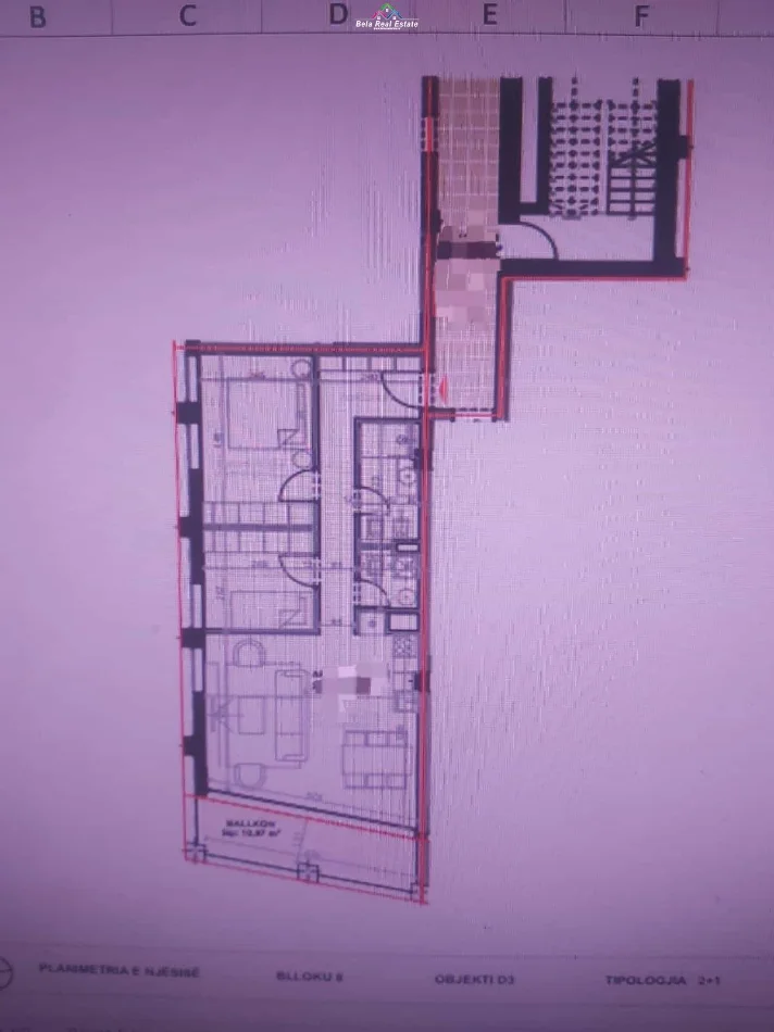 Vlore, shitet apartament 2+1 Kati 4, 101 m² 326.000 € (Vlora- Marine)