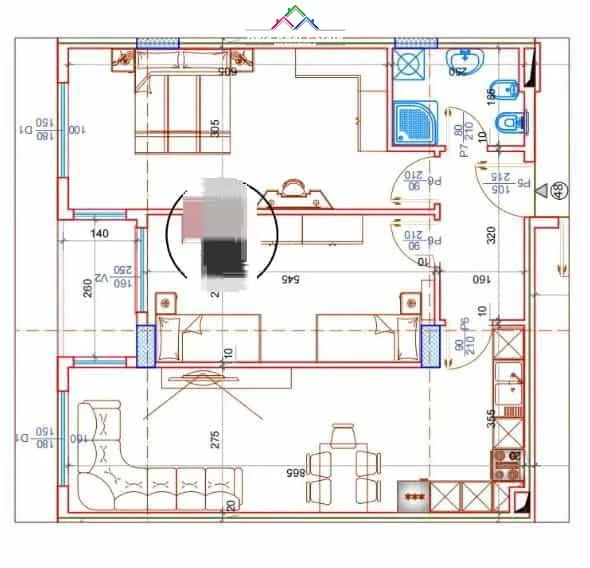 Tirane, shes apartament 2+1 Kati 5, 92 m² 111.600 € (Rruga Azem Galica)