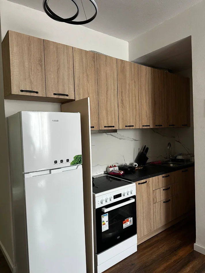 Tirane, jepet me qera apartament 1+1 Kati 3, 60 m² 500 € (Xhamlliku)