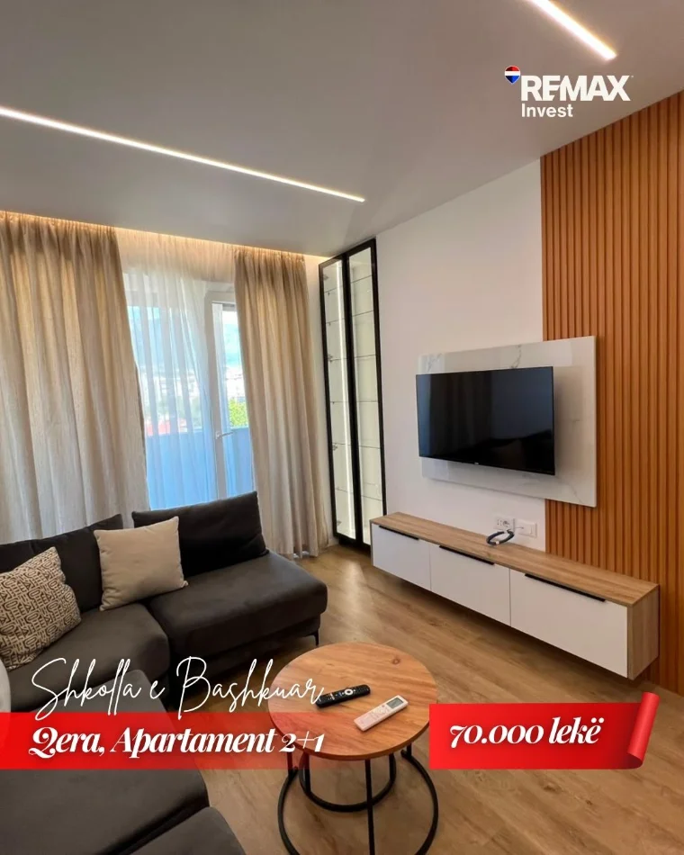 Tirane, jepet me qera apartament 2+1+Ballkon Kati 7, 109 m² 725 € (SHKOLLA E BASHKUAR) MLS # 530581008-167