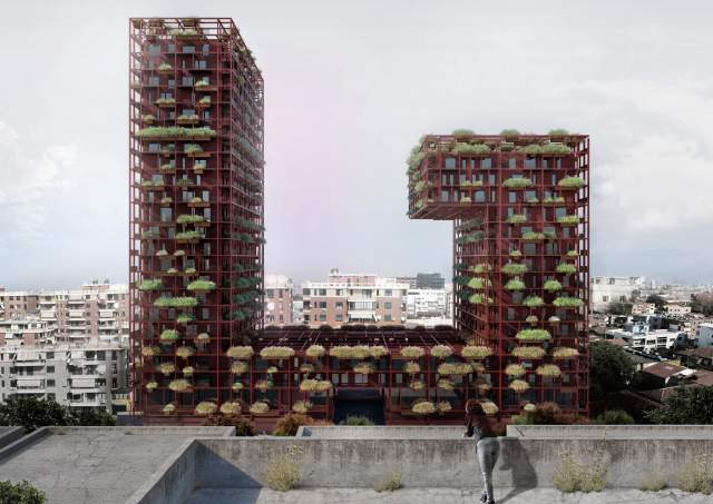 Tirane, jepet me qera zyre Kati 3, 73 m² 550 Euro (21 Dhjetori)