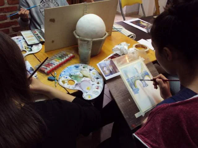 Tirane,  kurse AKUARELI dhe teknikat e tij