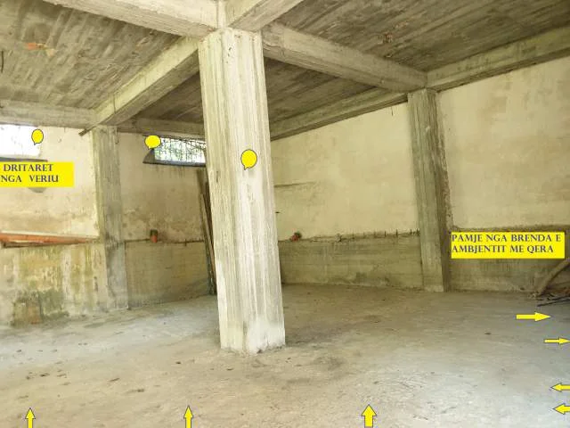 Tirane, Me Qera Ambjent-Biznesi, sip.100m²,kat±1,Qera 100'000 Leke / muaj, Ndërtes 3-kate rr.Pandeli Vangjeli, pranë ambasadës turke, zona Vilave Amerikane, 15 min nga Ura Lanës Tirane