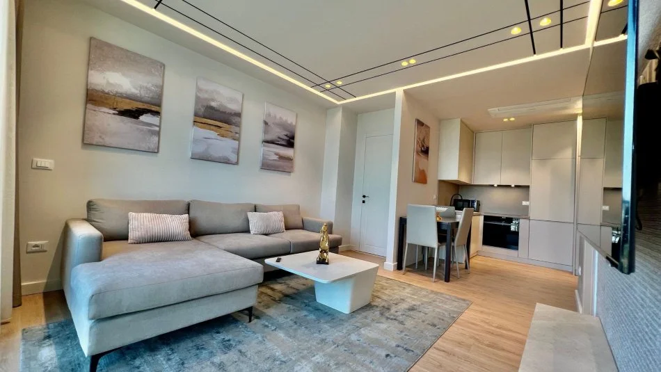 Tirane, jepet me qera apartament 1+1+Aneks+Ballkon Kati 9, 68 m² 1.300 € (Liqeni Artificial Tirane Rezidenca Lake View)