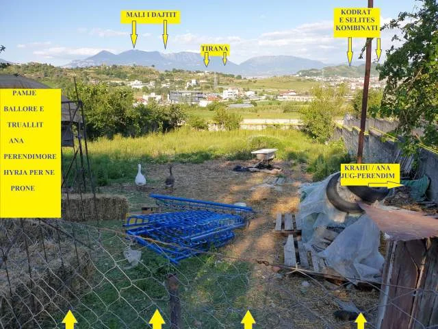 Tirane, Super- Okazion, në Fshati Prush, Shitet Truall Sip750m²,Cmimi 5'500'000 leke, në zonë urbane, afër pyllit me pisha dhe liqenit të Prushit, 7.5 km nga qendra Tiranës / 20 min me autovetur.