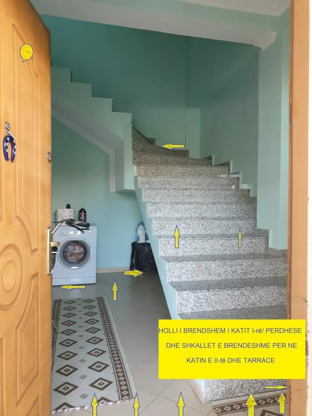 Tirane, Shitet Shtëpi/Ndërtes e Re, 2-kat, tarrace / mundësi papafingo, truall 162m², njolla ndërtes 122m², sip.ndërtuar 249m²Cmimi 385'000€, në  rr.S.Petrela 600m nga Materniteti Ri Tirane