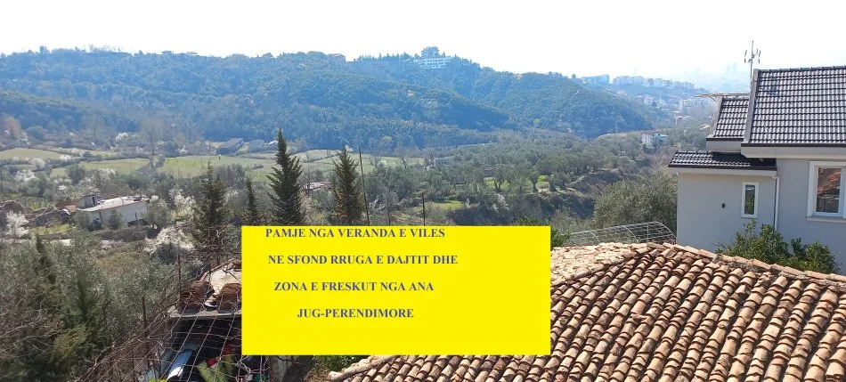 Linzë-Dajt-Tiranë, Super-Okazion ! Shitet Vile 3-kate, me akses nga Bunkart e rr.Dajt, sipërfaqe toke 1460m², sipërfaqe ndërtuar 250m², Cmimi 175'000 €, rr.Dajtit, në Linzë/500m nga rr. Nacional-Dajt, 300m nga Liqeni-Linzës/nën linjën teleferikut, 3km nga Lokal Fresku/6km nga qendra Tiranë