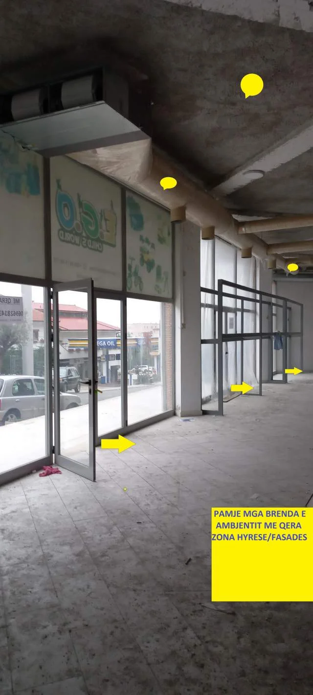 Tirane,Qera Ambjent-Biznes, ideal; dyqan-ekspozit sistem fohje-ngrohje,sallon mobiljesh, dyqan pjes-këmbimi autovet etj, kat zero,pallat ri, sip.300m²,mbi lokal Qesarake, buzë rr.Dajtit/Linzës, përball karburant Gega-Oil/Hotel Imperium, 900m mbi Lokal Fresku, 12-min me autovetur nga Qendra Tiranes