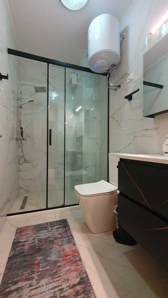 Tirane, jepet me qera apartament 1+1 Kati 1, 55 m² 40 € (Don bosco, Vizion Plus)