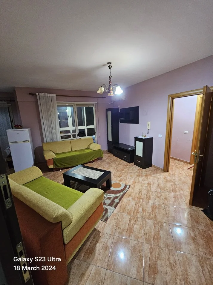 📍Jepet me qera Apartamenti 2+1 Durres Plazh te Pista Kosova kt 6 me ashensor