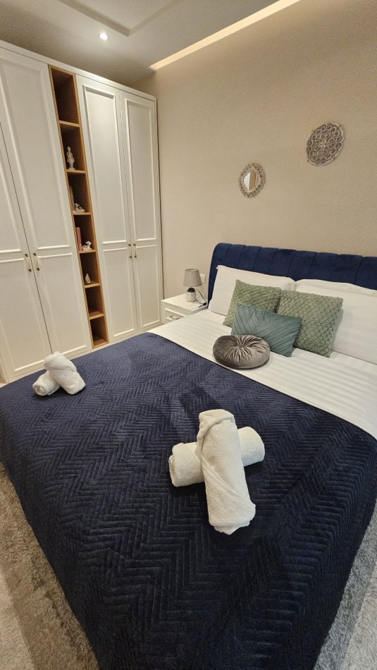 Tirane, jepet me qera apartament 1+1 Kati 1, 55 m² 40 € (Don bosco, Vizion Plus)