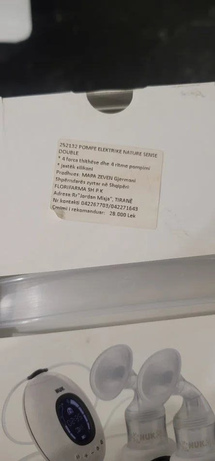 Tirane shes Pompë elektrike gjiri 180 €